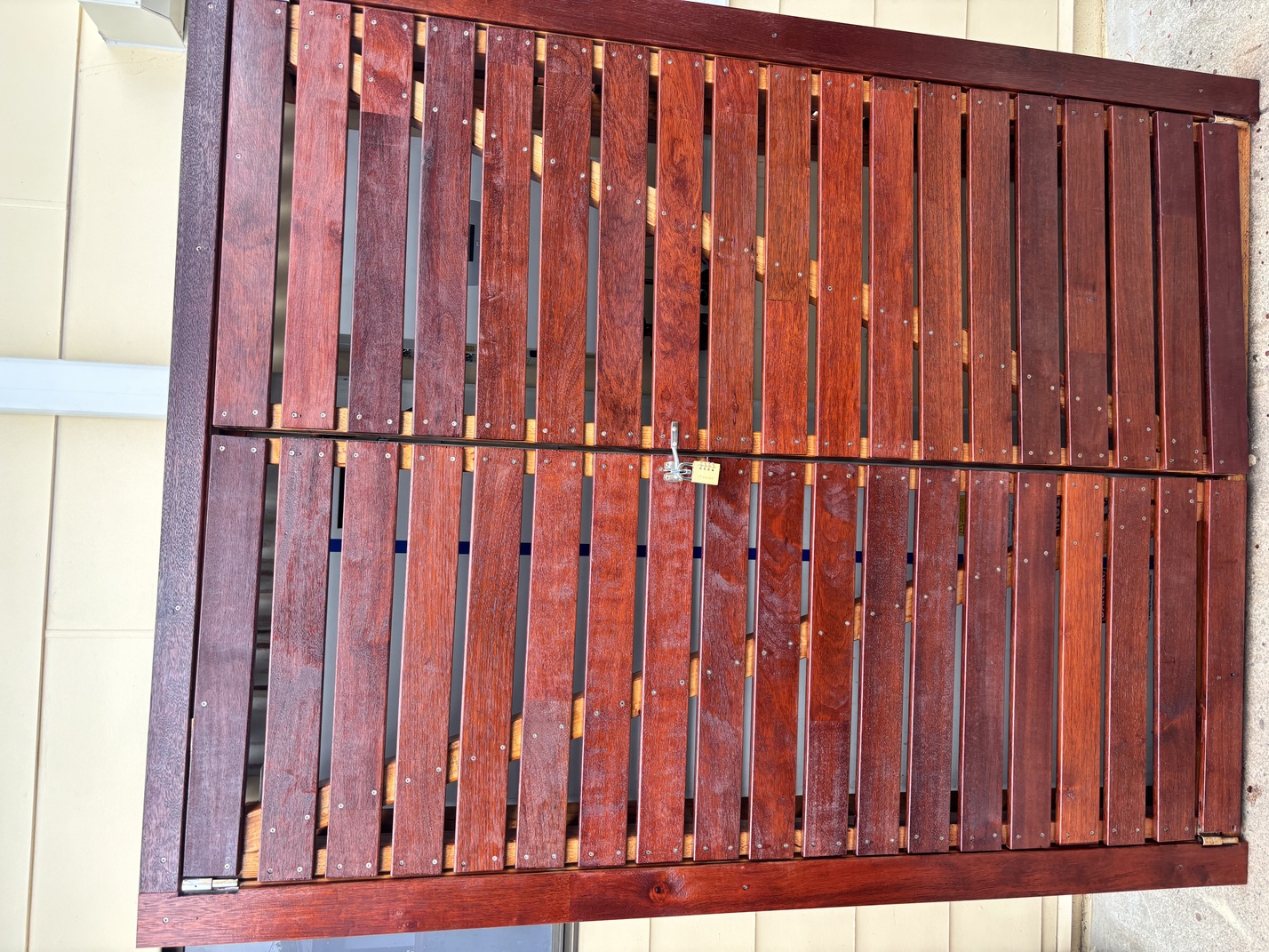 Slatted Utility Gate